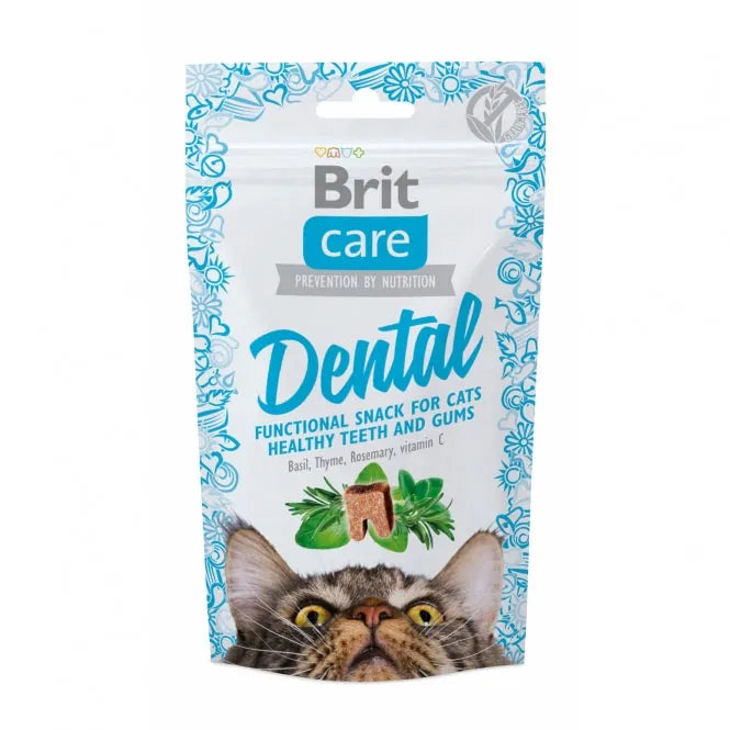 Brit Care Cat Snack Dental 50g - zur Zahnpflege für Katzen