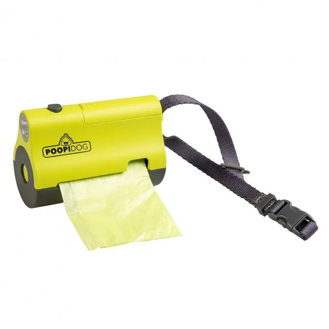 Poopidog Hundekotbeutelspender mit LED – Premium-Design, robustes Gehäuse