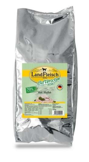 Landfleisch Softbrocken mit Huhn – 70 % Frischgeflügel, getreidefrei