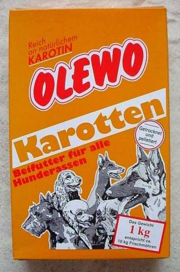 Olewo Karotten-Peletts - Ergänzungsfutter für Hunde