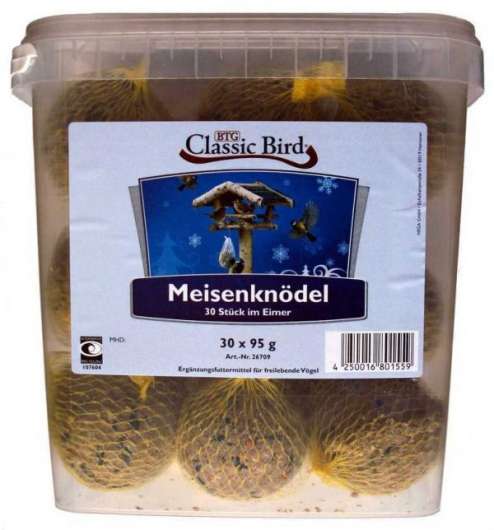 Classic Bird 30 Knödel im Eimer - für Vögel