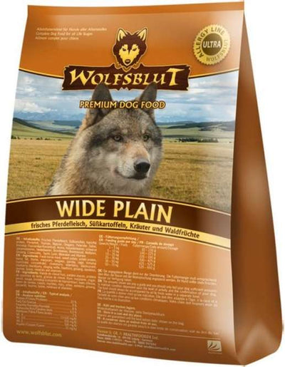 Wolfsblut Wide Plain Hundefutter für Allergiker – mit Pferdefleisch und Süßkartoffeln