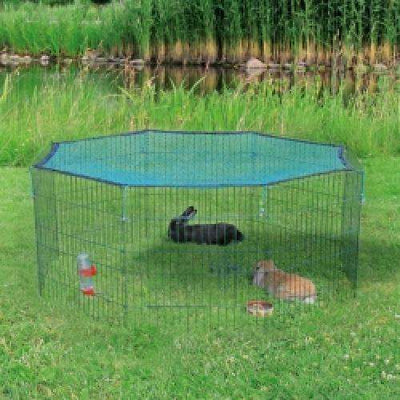 Trixie natura Freilaufgehege mit Schutznetz – erweiterbar