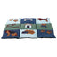 Trixie Patchwork-Decke - blau/grün, 80 x 55 cm – warme Liegefläche