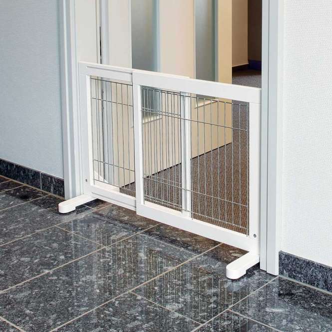 Trixie Hunde-Absperrgitter aus Holz - ausziehbar und stabil