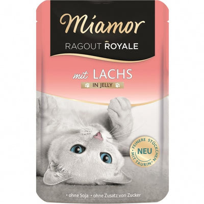 Miamor Ragout Royale 22 x 100g - in Jelly Lachs
