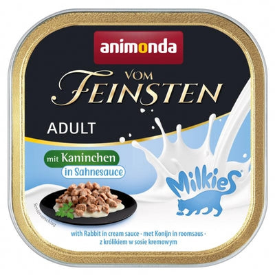 Animonda vom Feinsten Milkies Kaninchen in Sahnesauce 32 x 100g