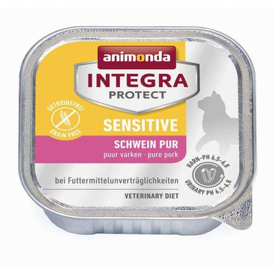 Animonda Cat Schale Integra Protect Sensitiv mit Schwein pur 16 x 100g