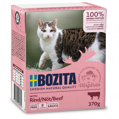 Bozita Cat Tetra Recard Häppchen in Soße Rind 6 x 370g