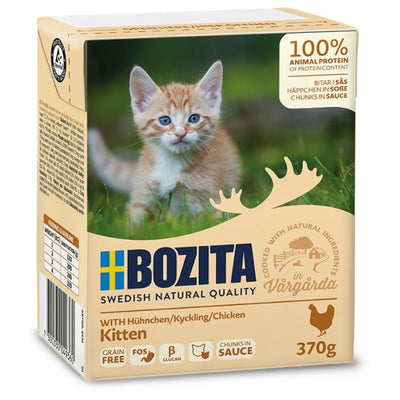 Bozita Cat Tetra Recard in Soße für Kitten 6 x 370g