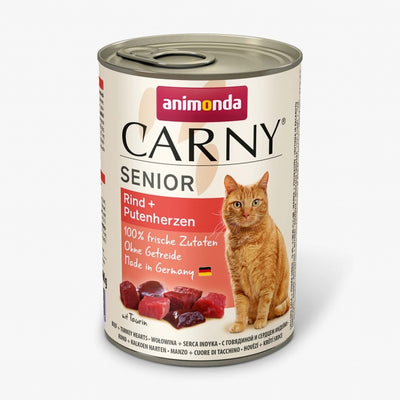 Animonda Cat Dose Carny Senior Rind & Putenherzen