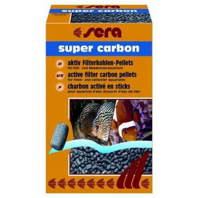 Sera super carbon – Wasserpflege-Zubehör für klares Aquarienwasser