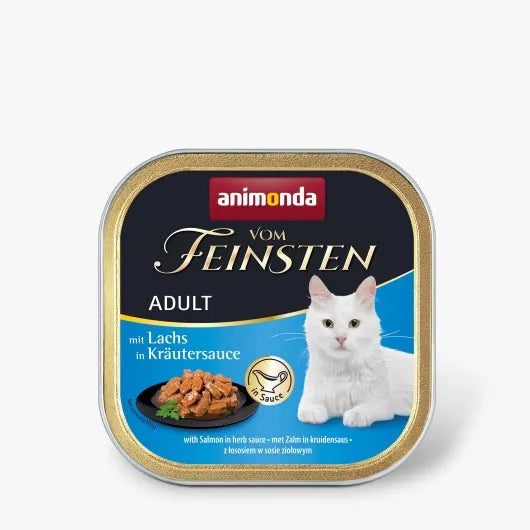 Animonda Vom Feinsten mit Lachs in Kräutersauce - 32x100g – ohne Getreide