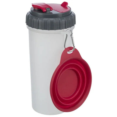 Trixie Futter- und Wasserbehälter – 2 Kammern, 0,35 l