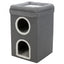 Trixie Kratztonne Cat Tower Saul – platzsparend und bequem