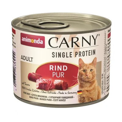 Animonda Cat Dose Carny Adult Single Protein Rind - 6x200g