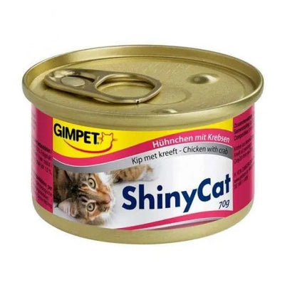 GimCat ShinyCat Hühnchen mit Krebsen - 24x70g