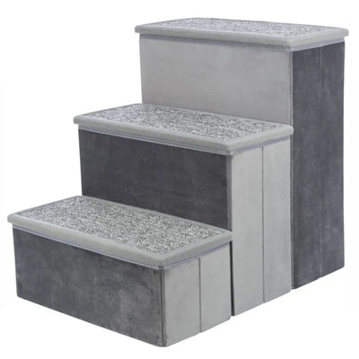 Trixie Treppe mit Samt und Teppich - sicherer Tritt