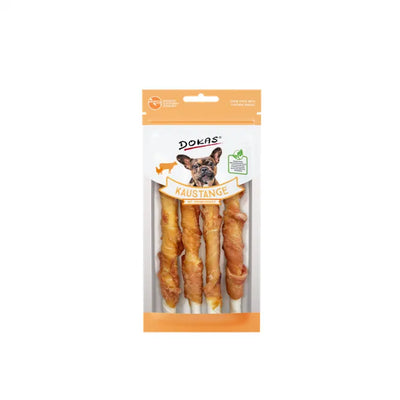 Dokas Dog Snack Kaustange mit Hühnerbrust 50g - Kauspaß für Hunde