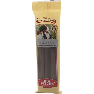 Classic Dog Big Sticks Lamm & Reis - 16x3er Pack