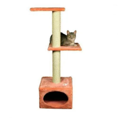 Trixie Kratzbaum Badalona – mit Plüsch und Höhle für Katzen