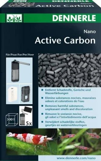Dennerle Nano Active Carbon 300ml – kristallklares Wasser