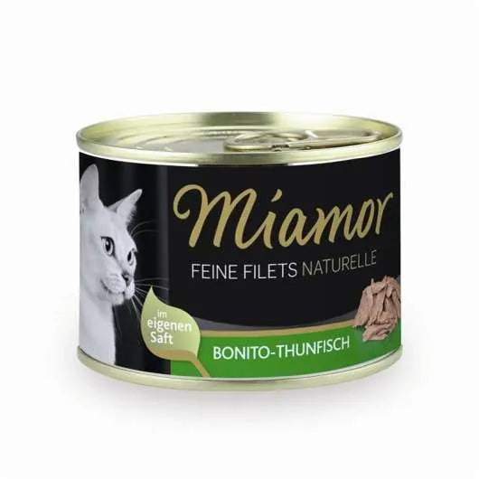 Miamor Feine Filets Naturelle Bonito-Thunfisch - 12x156g Dose