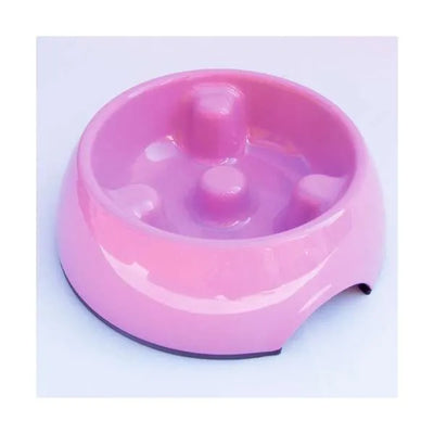 DOGIT Go-Slow Anti-Schling-Napf Rosa 140 ml – für langsames Fressen