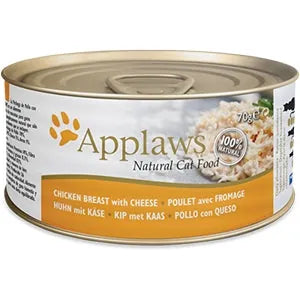 Applaws Cat Dose Hühnchenbrust & Käse 24x156g – ohne Zusatzstoffe