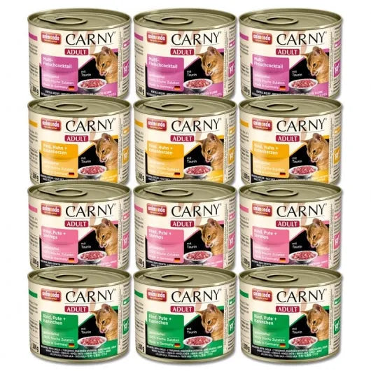 Animonda Carny Adult Mix 2 12x200g – ohne Zusatzstoffe