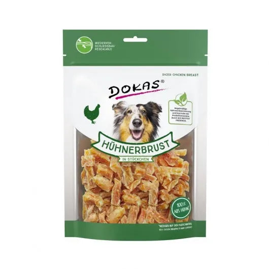 Dokas Dog Snack Hühnerbrust in Stückchen