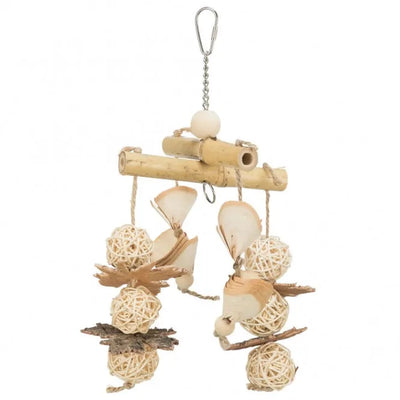 Trixie Naturspielzeug aus Bambus, Rattan und Holz – für Vögel