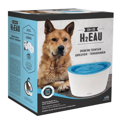 ZEUS Trinkbrunnen H2EAU 6L – frisches Wasser für Katzen und Hunde