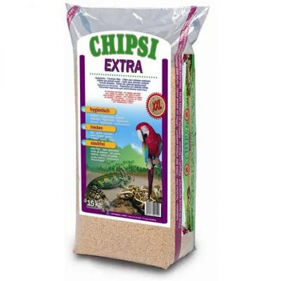 Chipsi Extra XXL - Hygienische Buchenholz-Einstreu für Reptilien