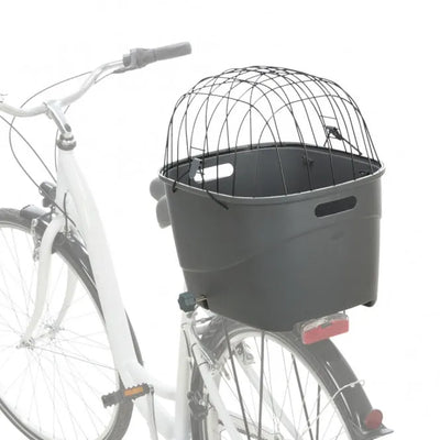 Trixie Fahrradkorb für Gepäckträger - mit Gitter und Klapperschutz