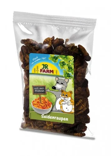 JR Farm Seidenraupen 40g - hochwertige Eiweißquelle