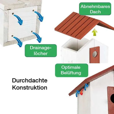 FOP Nistkasten Nido N02 - für Wildvögel, Außenbereich