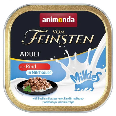 Animonda vom Feinsten Milkies Rind in Milchsauce – leckeres Katzenfutter