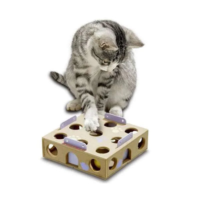 Karlie Smart Cat Activity Box mit Rasselball - für Katzen