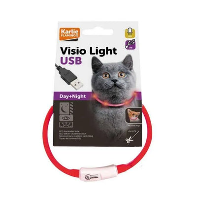 Karlie Visio Light Cat LED-Schlauch – sichtbar bis 500m, USB aufladbar