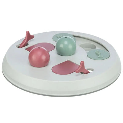 Trixie Cat Activity Flip Board – Brettspiel mit Kegeln