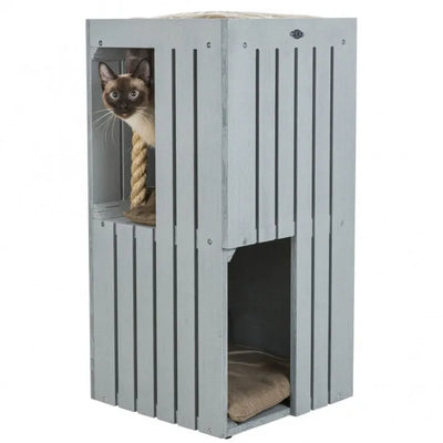 Trixie BE NORDIC Cat Tower Juna – mit Wendekissen