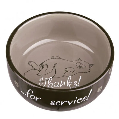 Trixie Keramiknapf Thanks for service! – 0,3 l