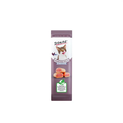 Dokas Cat Snack Hühnchen-Rolle mit Thunfisch 10g - Leckerer Snack