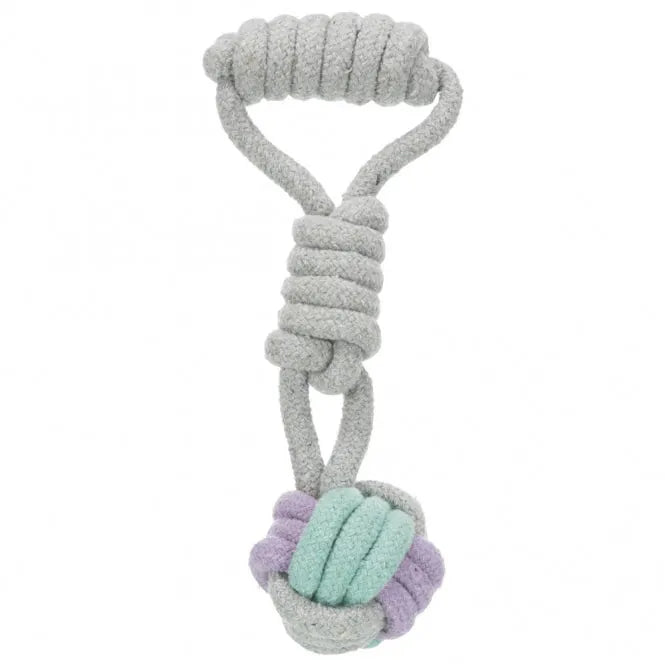 Trixie Junior Spieltau mit eingeflochtenem Ball – ideal für Welpen und kleine Hunde