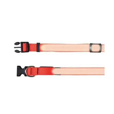 Trixie Flash Halsband - Sichtbarkeit bis 800m, spritzwassergeschützt