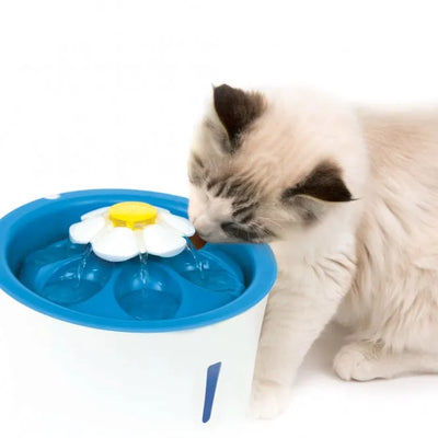 CATIT Blumentrinkbrunnen - 3 L, blau, mit LED