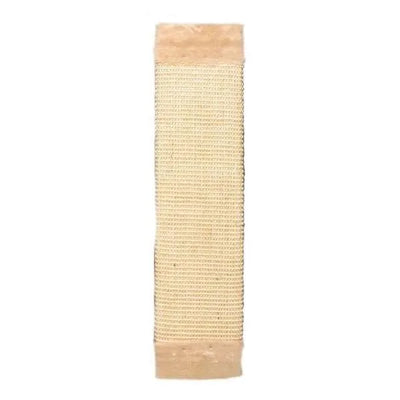 Trixie Kratzbrett mit Plüsch, 56 cm - Beige – schont Möbel