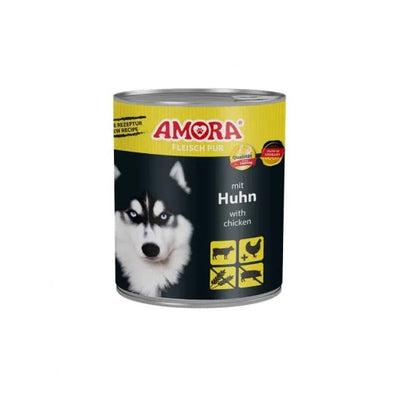 AMORA Dog Fleisch Pur Huhn - 6x800g