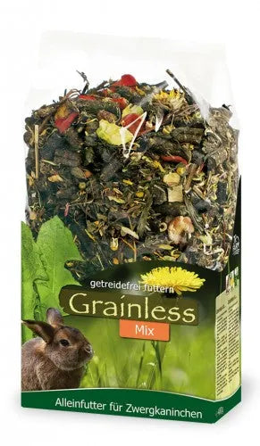JR Grainless Mix Zwergkaninchen 650g – Alleinfuttermittel